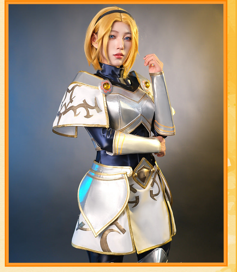 Prestige Lux Cosplay Costume – League of Legends | Radiant Goddess Armor Set