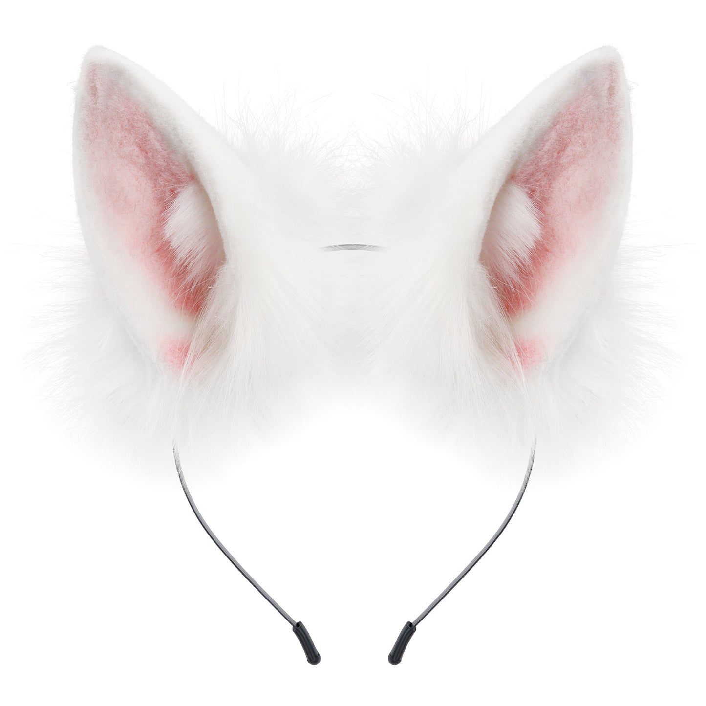 Handmade Plush Cat Ear Fox Ear RealisticAnimal Ears Cosplay Costume Animal Ears Headband Hair Accessory