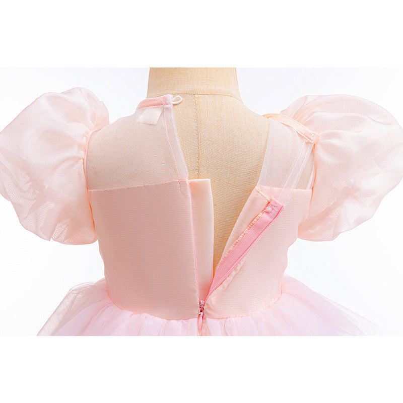 Halloween Charming Summer Dress for Girls, New Colorful Tutu Princess Dress, Birthday Formal Dress, Performance Dress