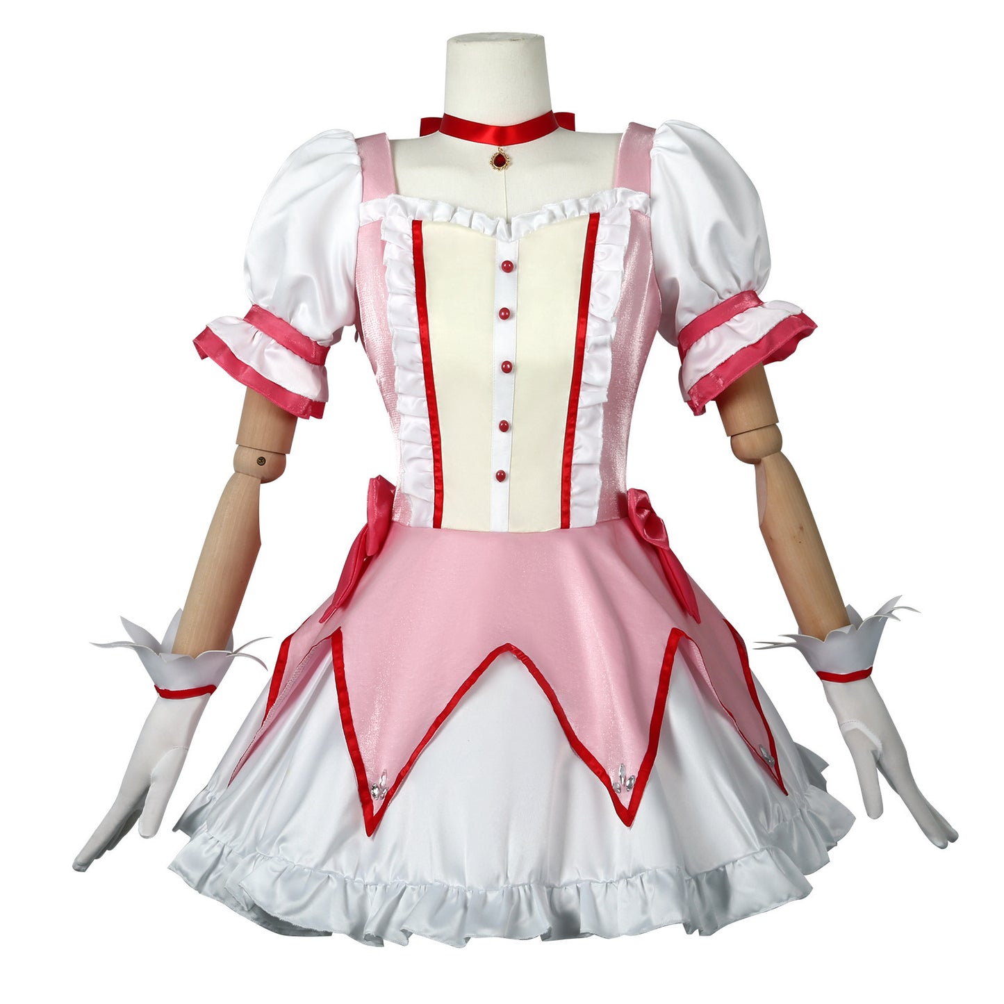 Madoka Kaname Cosplay Costume – Puella Magi Madoka Magica | Magical Girl Dress Set with Wig | XS–3XL