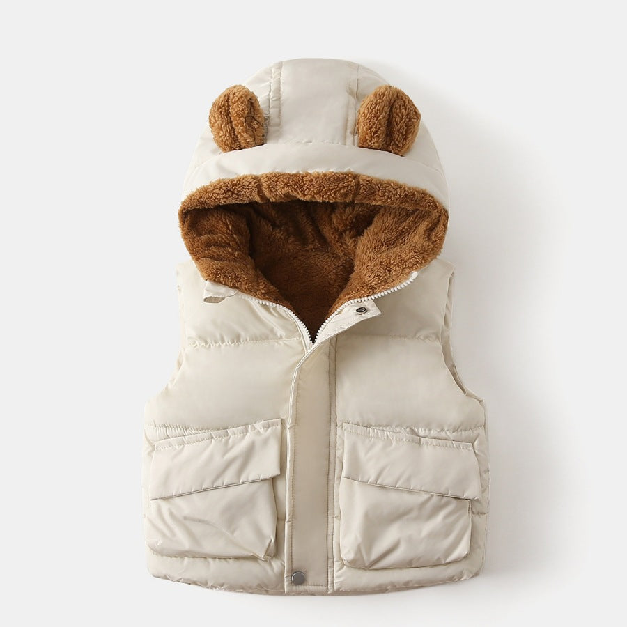 Thickening of children's cotton clothes