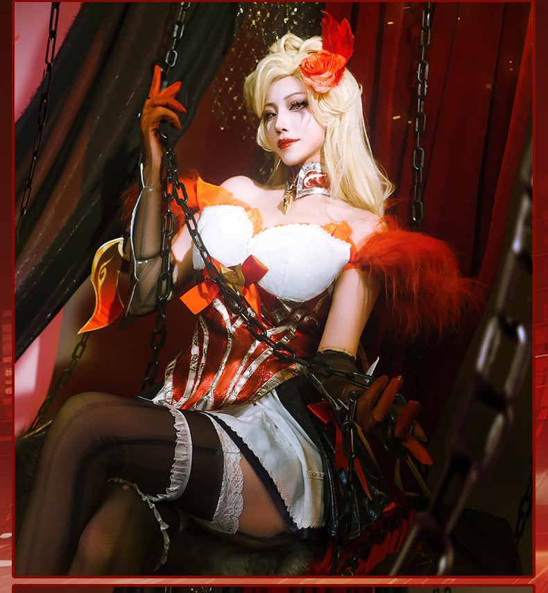 Coven Evelynn Cosplay Costume – League of Legends | Full Armor Set with Props