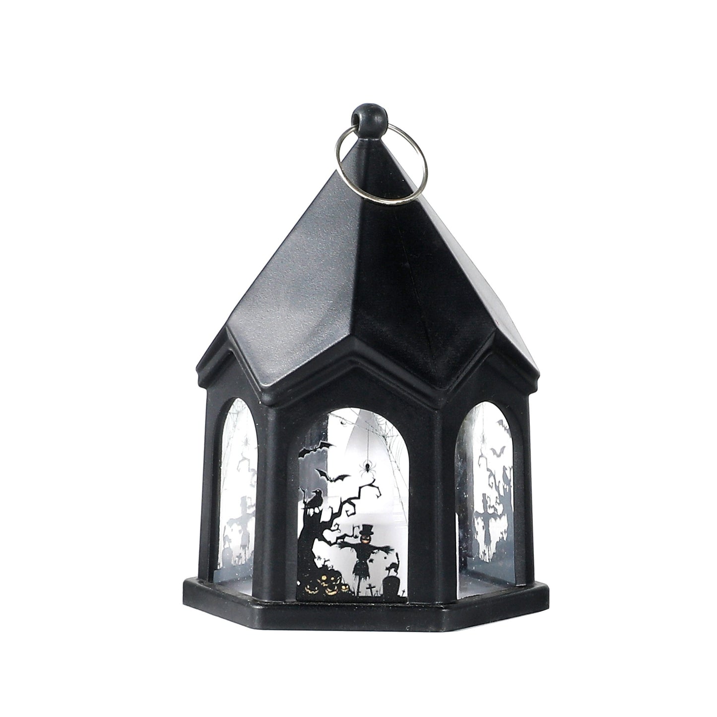 Halloween Castle Style Pumpkin Lantern Kids Carry Bag Halloween Decoration Hanging Ornament Props