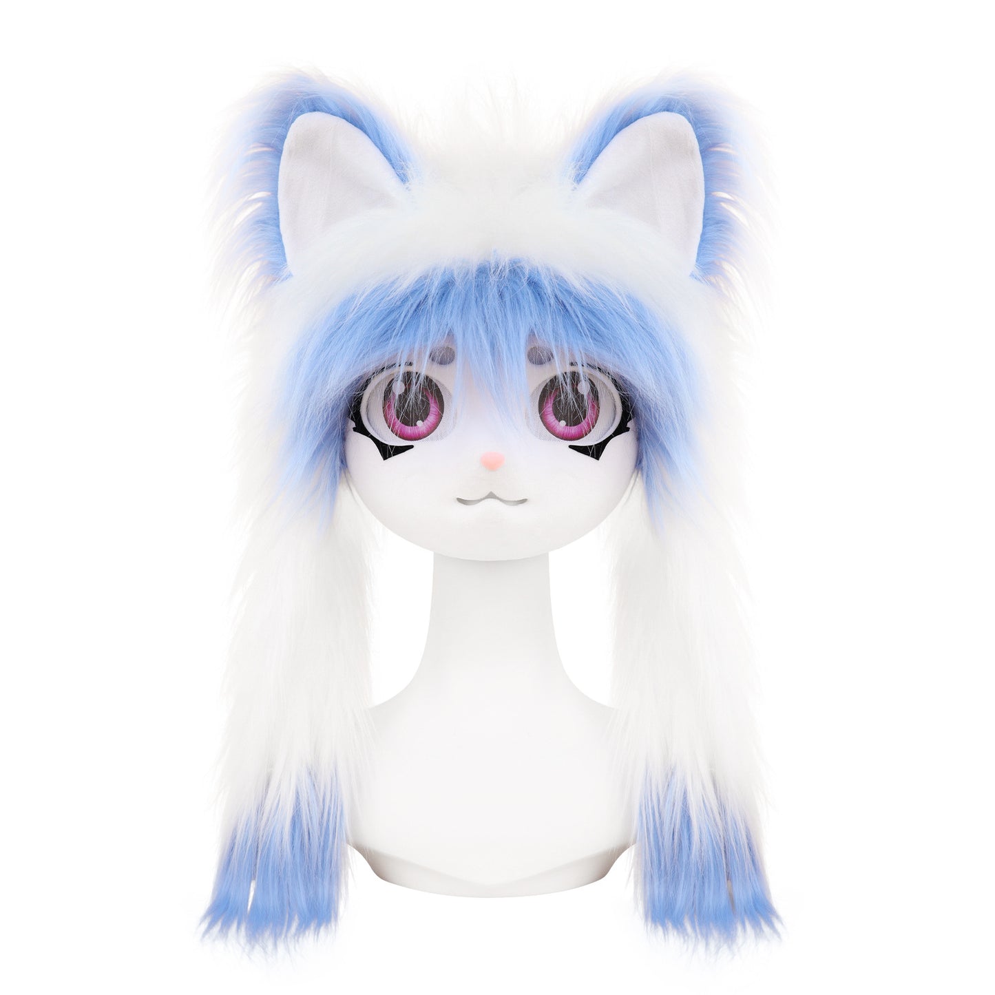 Kigurumi Plush Animal Head Wearable Hoodie Lolita Ready-to-Wear Cosplay Cute Animal Costume Furry Costume