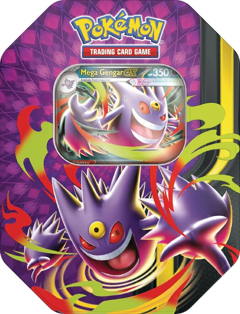 Pokémon TCG Mega Moonlit Tin – Mega Gengar ex