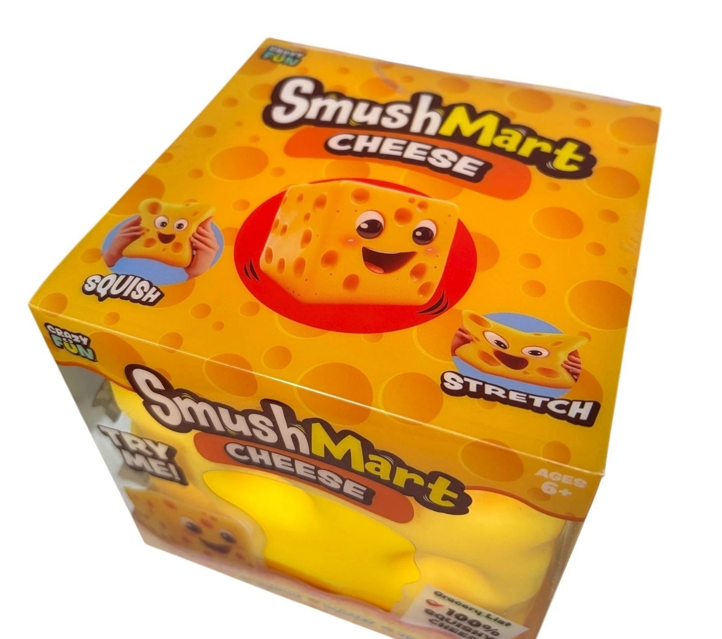 SmushMart Cheese Jumbo Squishy