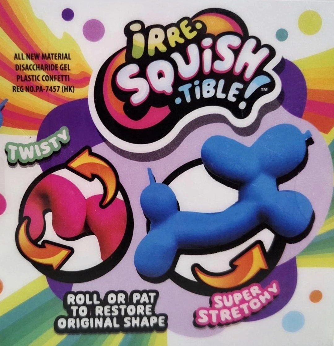 JA-RU Irre-Squish-tible Stretchy B'Loon Dog