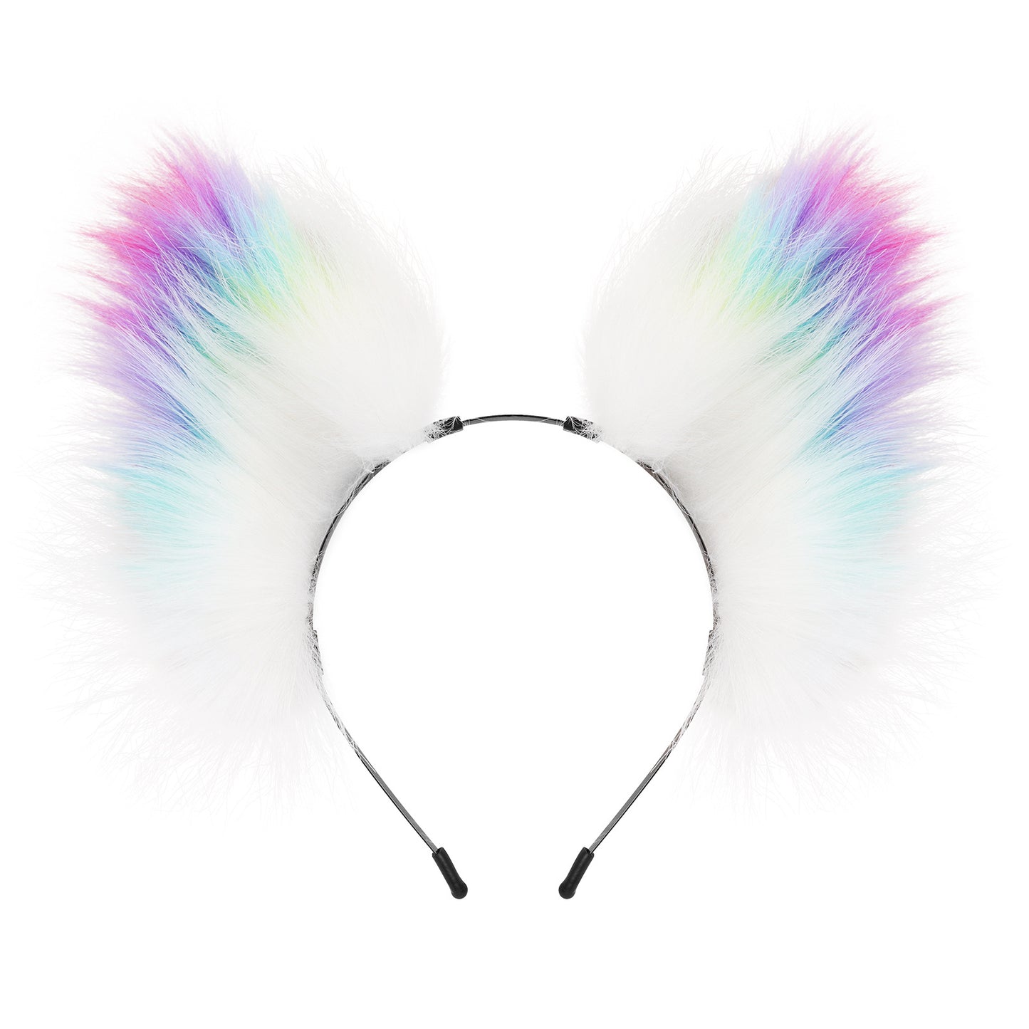 Handmade Colorful Plush Cat Ear Fox Headband Accessory Realistic Animal Ears Lolita Animal Ears Headband Summer Style