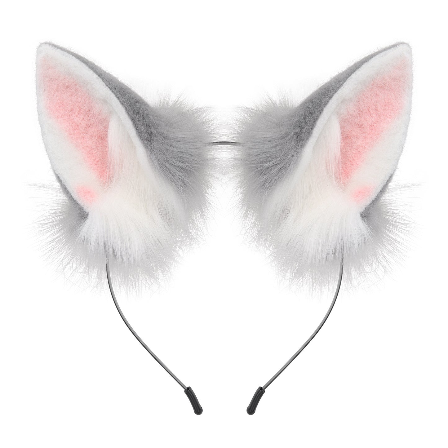 Handmade Plush Cat Ear Fox Ear RealisticAnimal Ears Cosplay Costume Animal Ears Headband Hair Accessory
