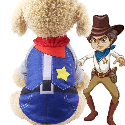 Halloween Pet Costume – Angel & Cartoon Print Jacket for Cats & Dogs | 16 Colors | XS–XXL
