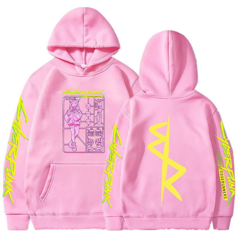 Cyberpunk: Edgerunners Rebecca Graphic Hoodie – Unisex Pullover | 7 Colors | XS–3XL