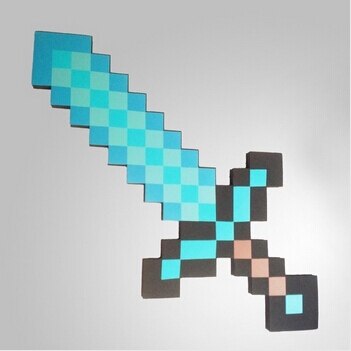 Minecraft Foam Sword & Pickaxe Toy Set