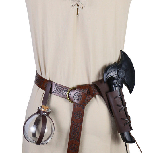 Medieval Halloween Celtic Festival Vintage Viking Pirate Belt COSPLAY Costume Accessory