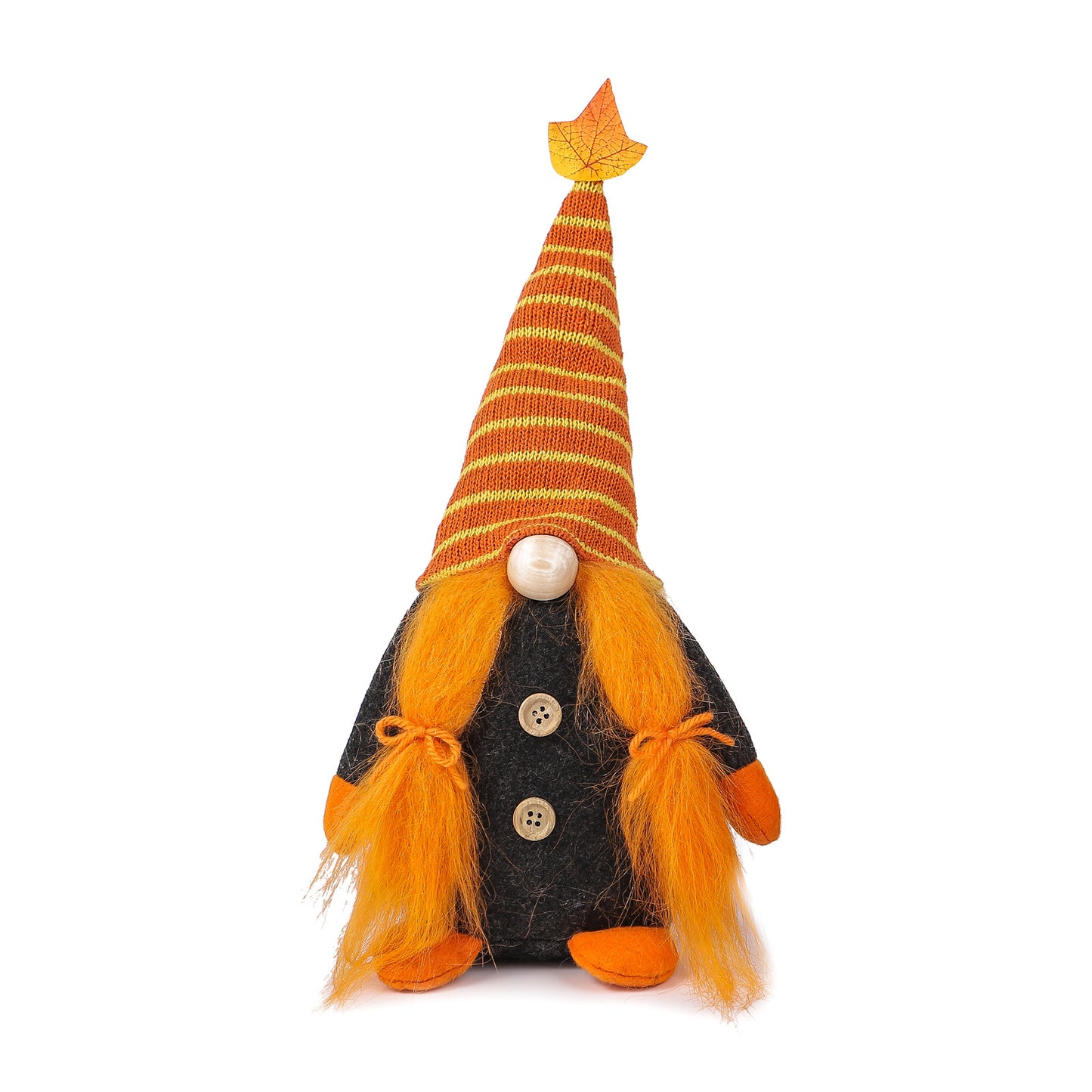 New Harvest Festival Orange Dwarf Doll Long Hat Plush Rudolph Santa Decoration Props