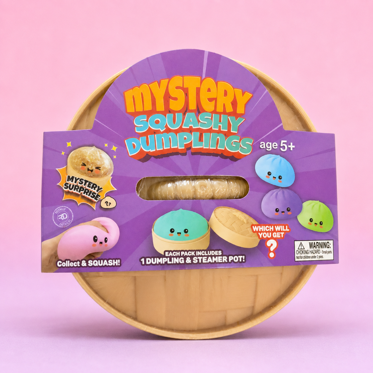 Mystery Squashy Dumplings Blind Pack with Steamer Pot