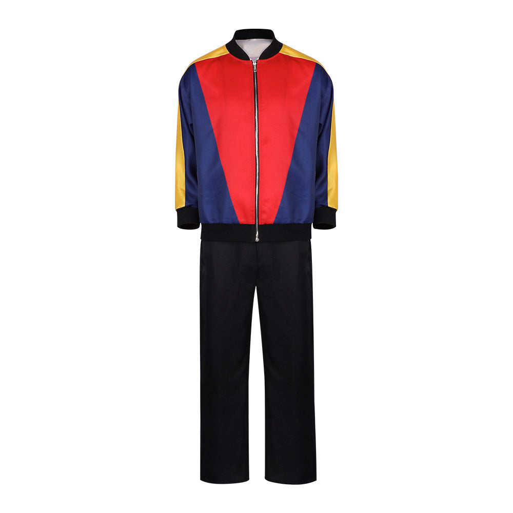 Robbie Williams Cosplay Costume – Better Man (2024 Film) | Plaid Shirt, Vest & Cap Set | Unisex S–3XL