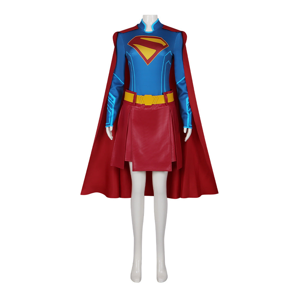 Superman Legacy Cosplay Costume, Supergirl Style Cape Clark Kent Smallville Supergirl Cosplay Costume Halloween Costume