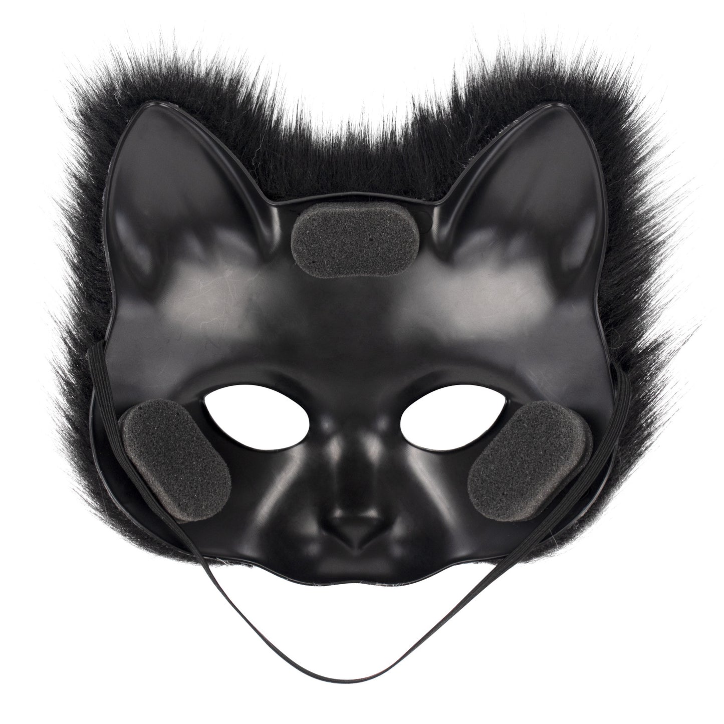 Halloween Party Furry Half-Face Cat Fox Mask Cosplay Cat Face Mask Accessory