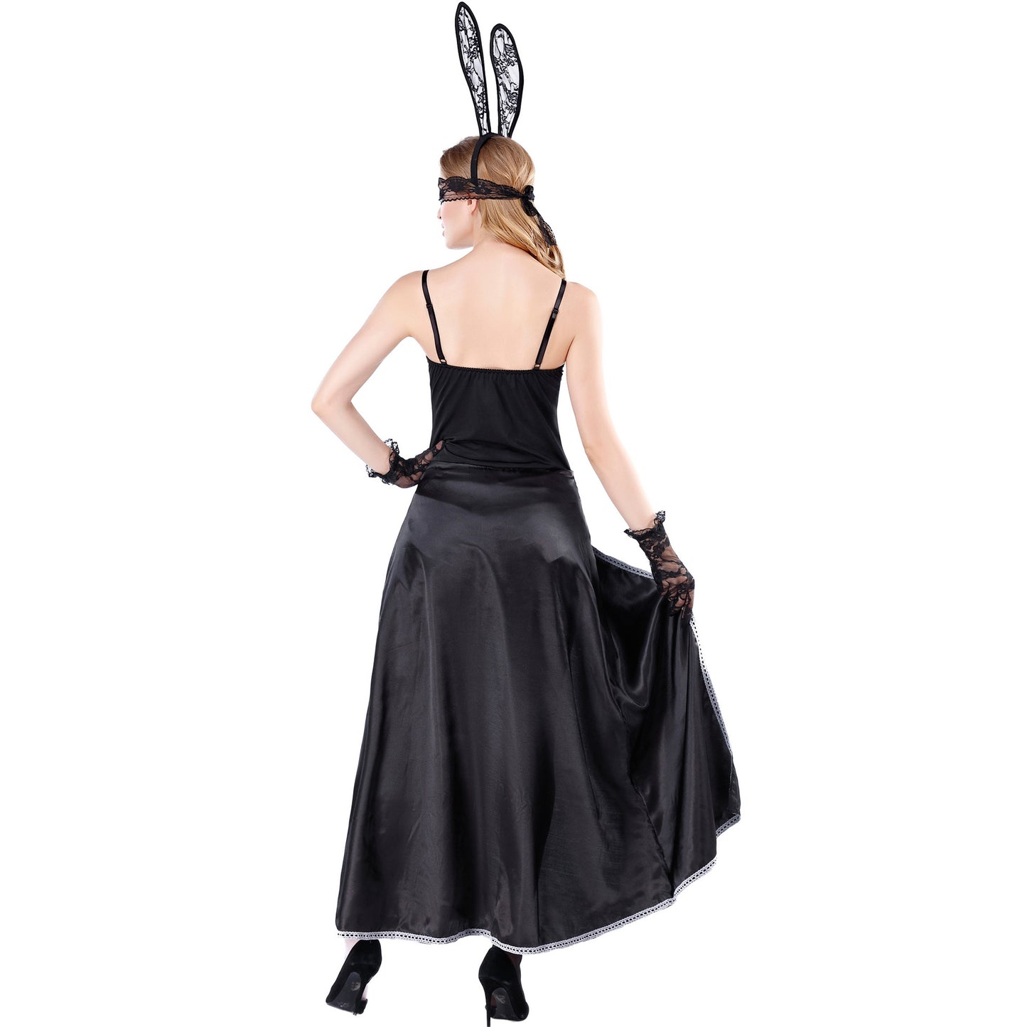 Festival Rabbit Costume Dress Set for Women Cosplay Party Queen Bunny Outfit