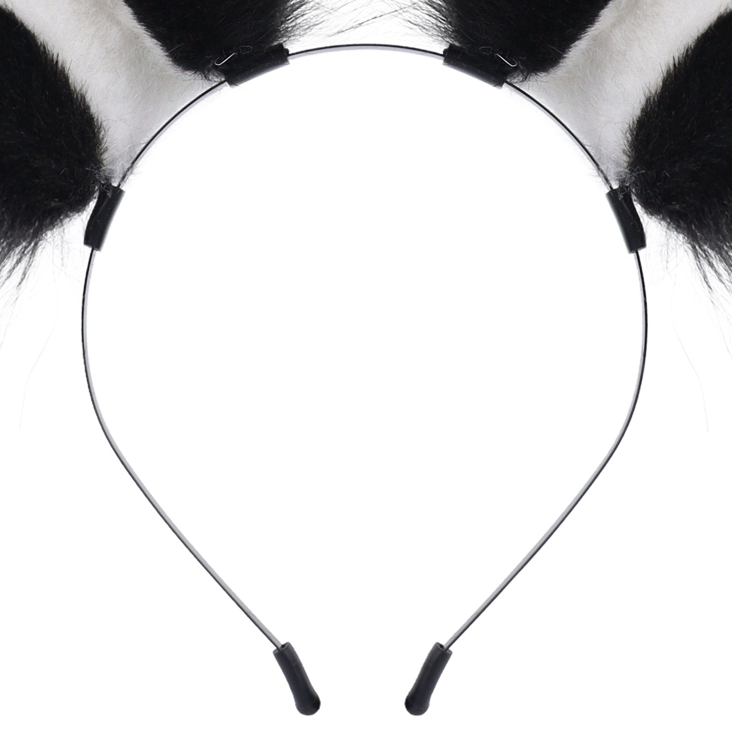 Handmade Plush Realistic Rabbit Ears Cosplay Animal Ears Headband Accessory for Live Streaming and Performance