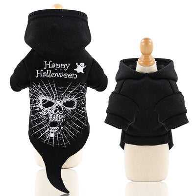 Halloween Pet Costume – Angel & Cartoon Print Jacket for Cats & Dogs | 16 Colors | XS–XXL