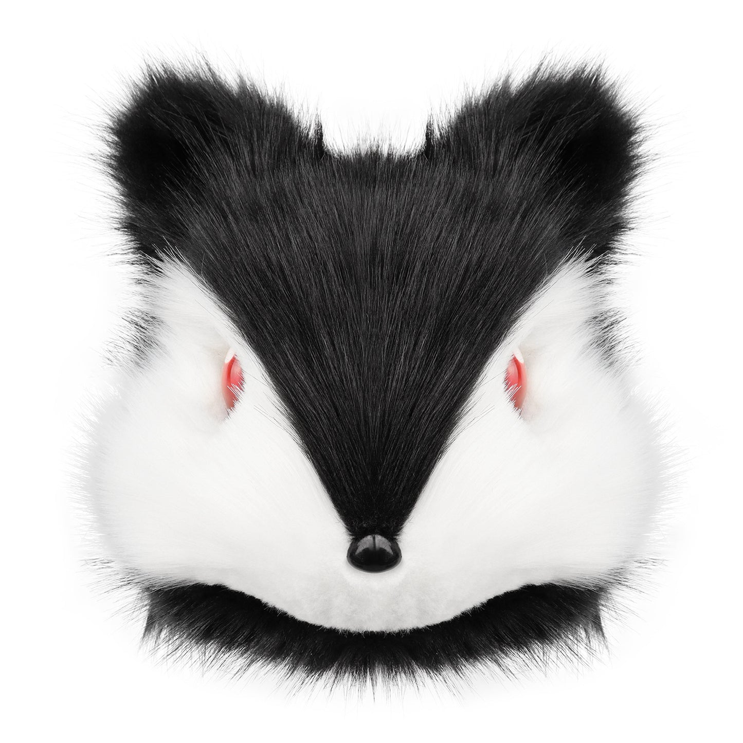 Single-Head Finished Fursuit Headpiece, Squirrel-Type Mouse Fursuit Head Mask, Cosplay Costume for Convention, Wearable Fursona Apparel