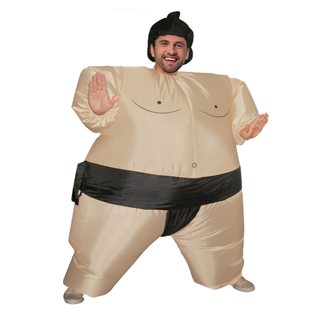 Inflatable Sumo Wrestler Costume – Blowup Fat Suit for Adults & Kids | Halloween & Party