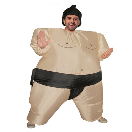 Inflatable Sumo Wrestler Costume – Blowup Fat Suit for Adults & Kids | Halloween & Party