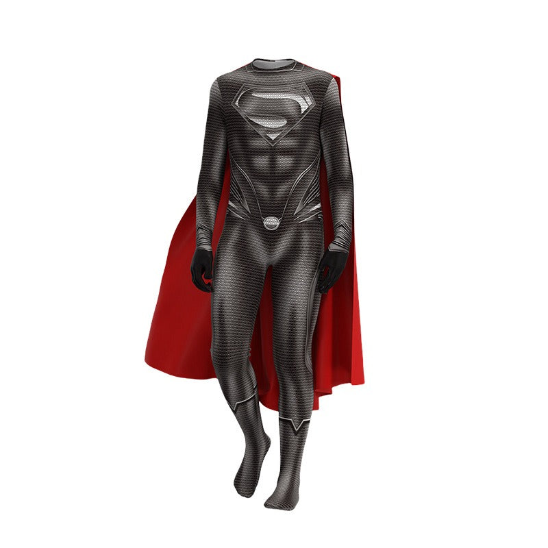 Halloween party Superman Iron Man costume Clark Kent cosplay jumpsuit
