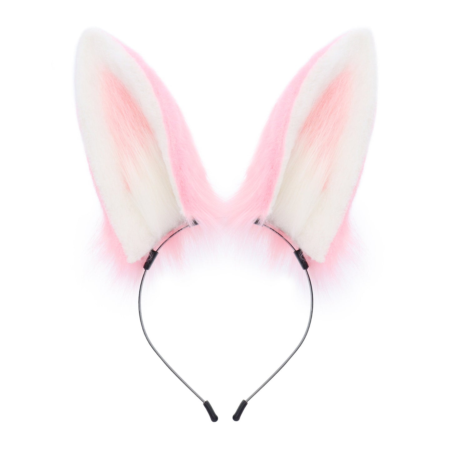 Cute Plush Rabbit Ears Hair Accessory for Anime Cosplay Costume, Realistic Animal Ears Headband Hairband