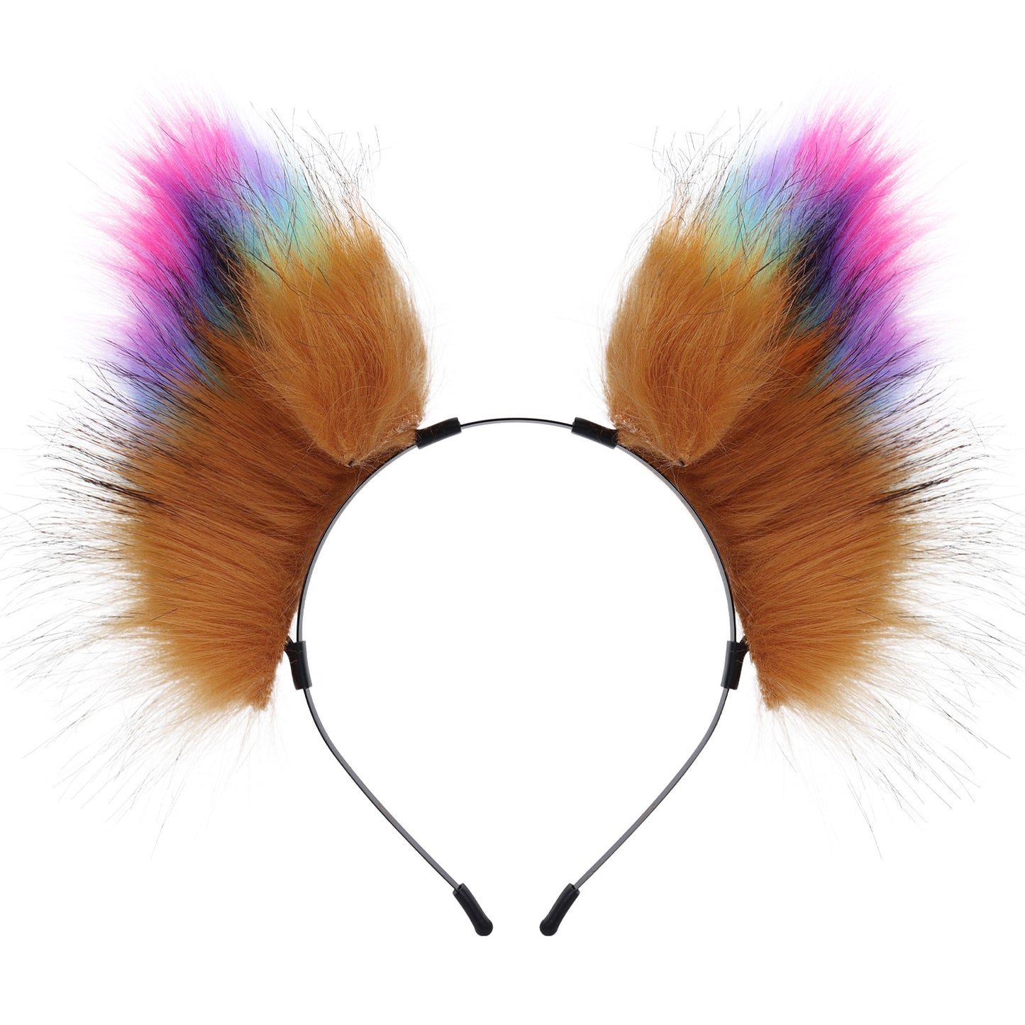 Handmade Colorful Plush Cat Ear Fox Headband Accessory Realistic Animal Ears Lolita Animal Ears Headband Summer Style