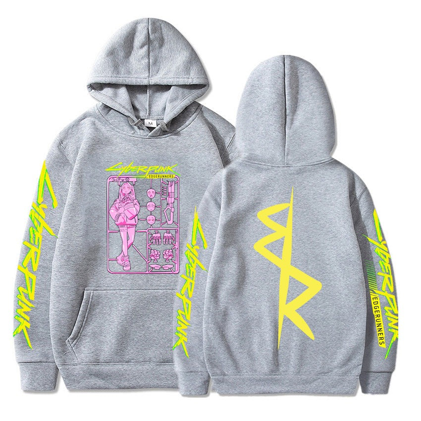 Cyberpunk: Edgerunners Rebecca Graphic Hoodie – Unisex Pullover | 7 Colors | XS–3XL