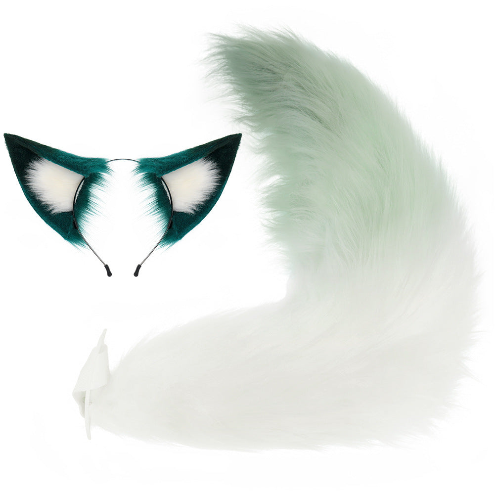 One Piece Drop Shipping Honkai Star Rail Yukong Fox Ears Headband Cosplay Plush Cat Ears Set Halloween