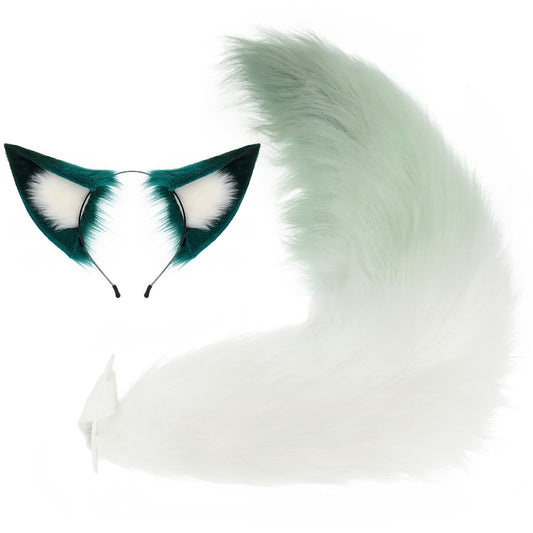 One Piece Drop Shipping Honkai Star Rail Yukong Fox Ears Headband Cosplay Plush Cat Ears Set Halloween