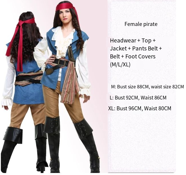 Adult Halloween Costume Set – Pirates, Vampire & More | 21 Styles
