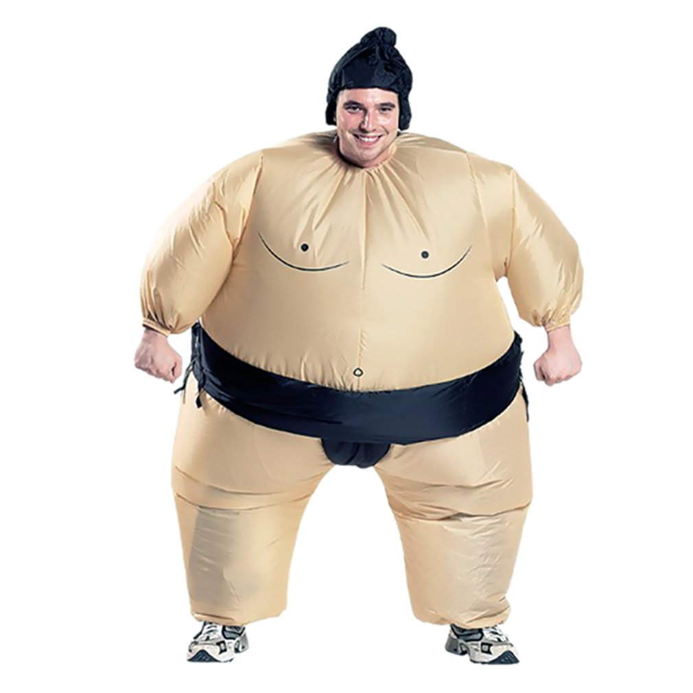 Inflatable Sumo Wrestler Costume – Blowup Fat Suit for Adults & Kids | Halloween & Party
