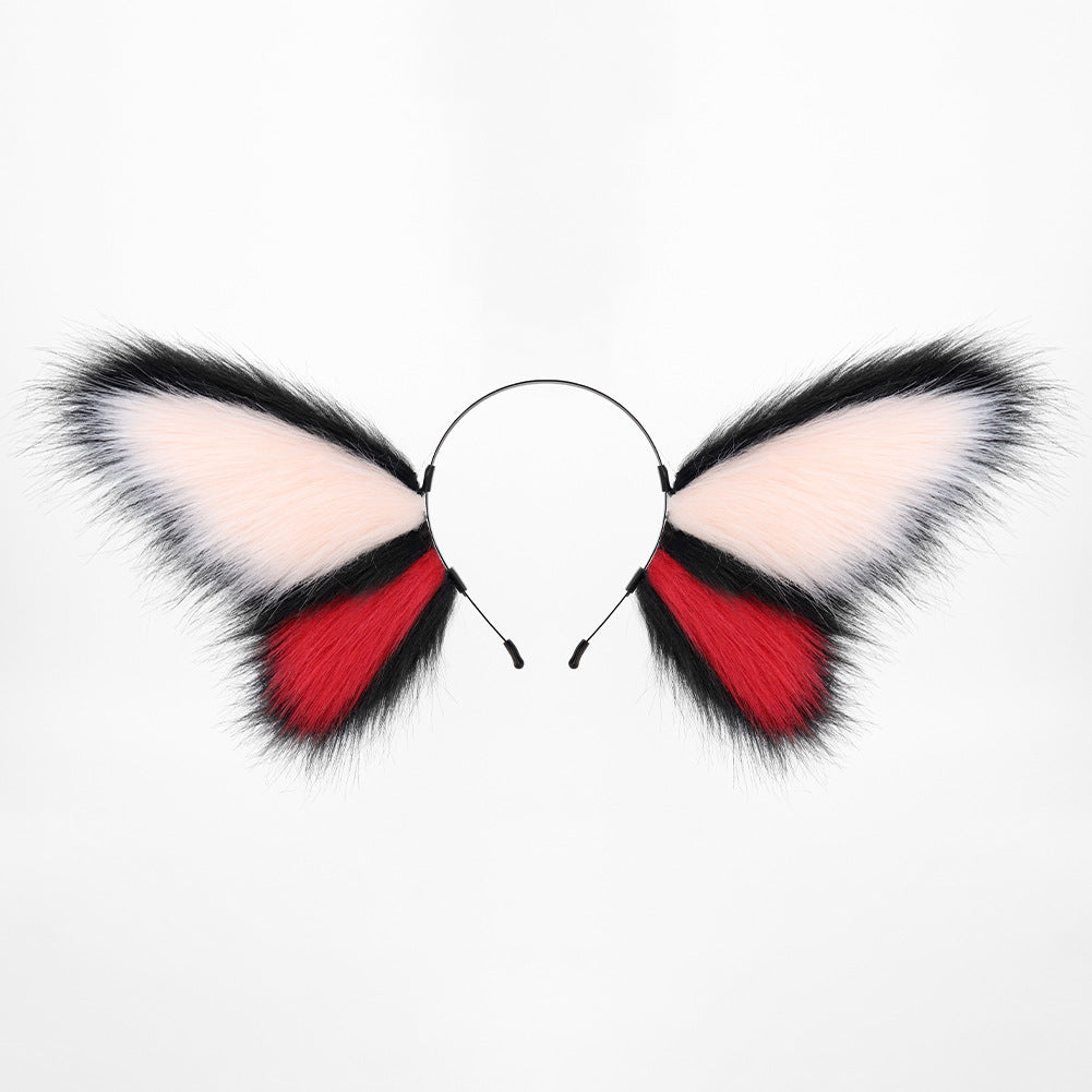 Halloween Headwear Animated Butterfly Hairband Elf Beast Ears KC Beast Head Accessory Multi-color Exaggerated Beast Ears Hairband