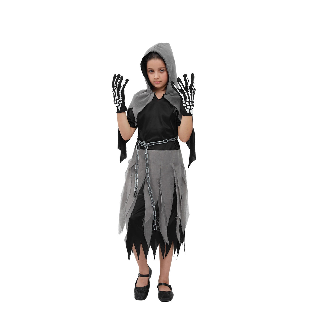 cos costume Children's Halloween outfit Horror Grim Reaper costume Scythe monster costume cosplay outfit Factory in stock
