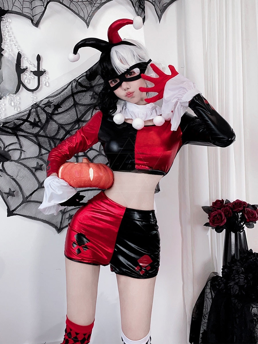 Halloween adult costume, ugly girl cosplay performance costume, magic beast trainer, funny Christmas costume