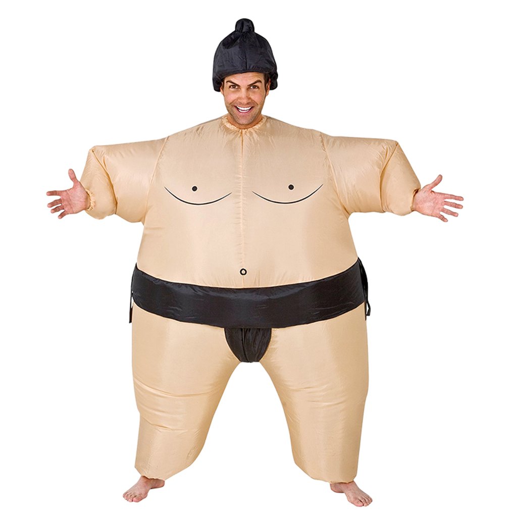 Inflatable Sumo Wrestler Costume – Blowup Fat Suit for Adults & Kids | Halloween & Party
