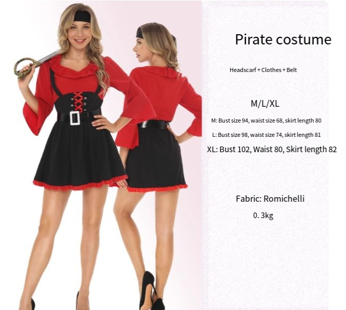 Adult Halloween Costume Set – Pirates, Vampire & More | 21 Styles