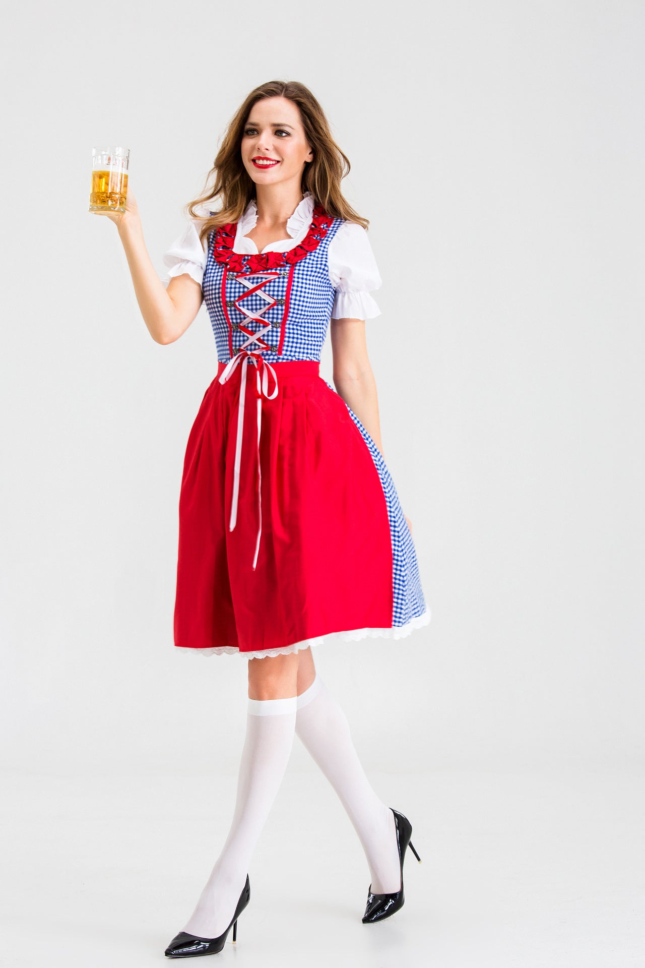 Halloween cosplay maid costume bar work costume