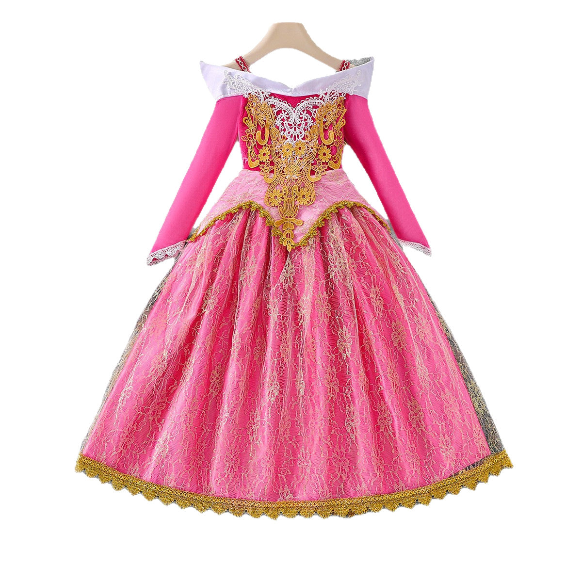 Aurora Princess Dress for Girls Sleeping Beauty Halloween Costume Birthday Party Dress Cosplay