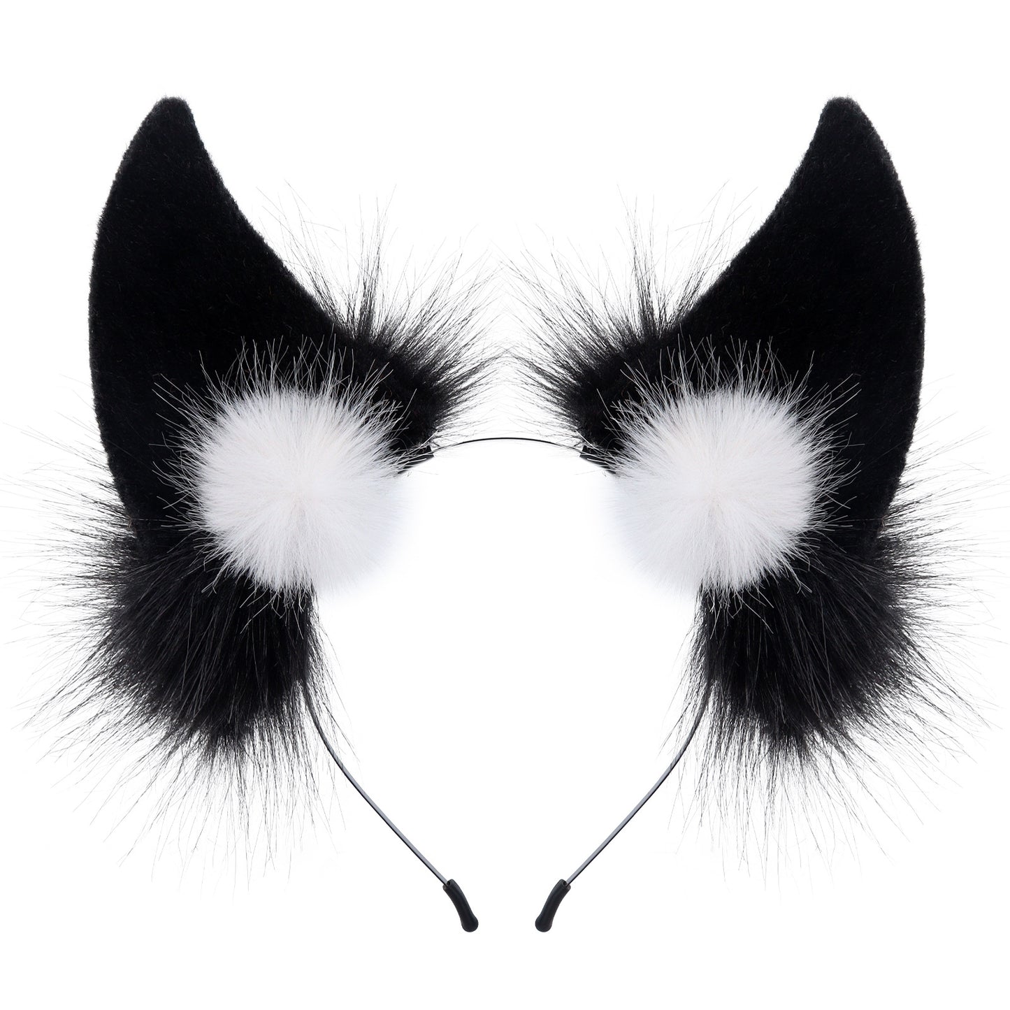 Faux Fur Cat Ear Headband Handmade Cute Kitty Hair Accessory Cosplay Convention Animal Ears Cat Girl Headwear