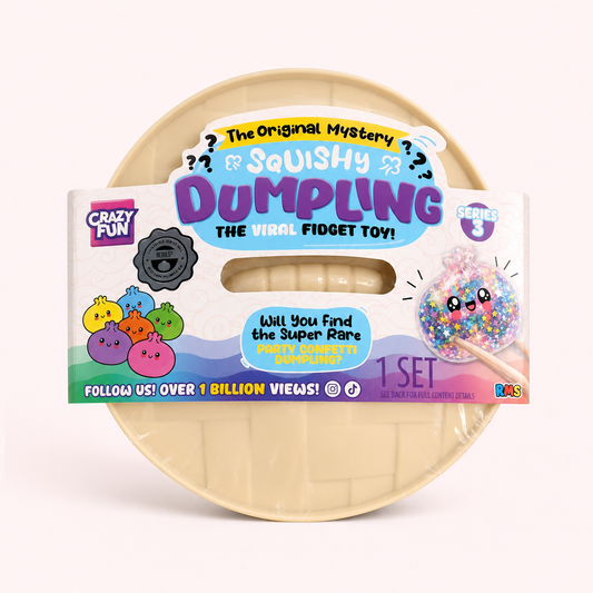 The Original Mystery Squishy Dumpling – Party Confetti Edition