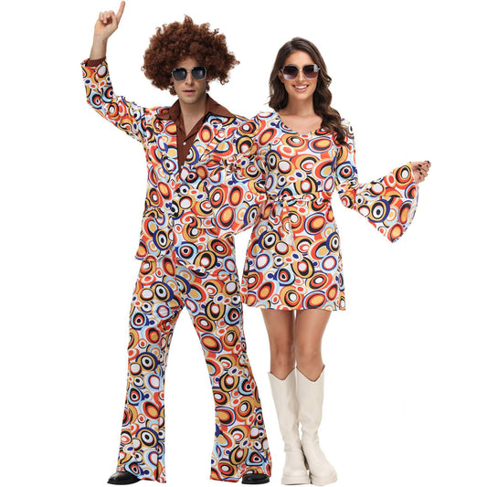 Disco Performance Outfit for Couples, Unisex Costume, Halloween Costume
