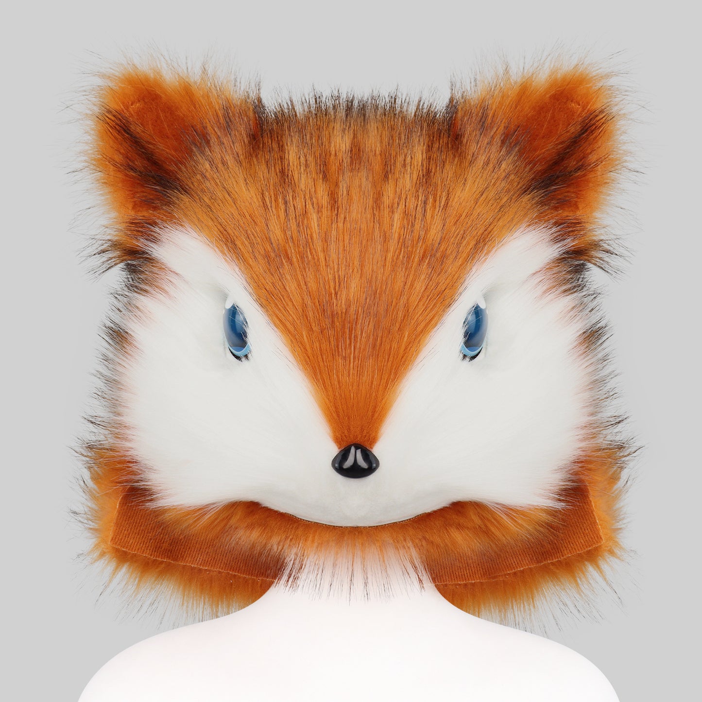 Single-Head Finished Fursuit Headpiece, Squirrel-Type Mouse Fursuit Head Mask, Cosplay Costume for Convention, Wearable Fursona Apparel
