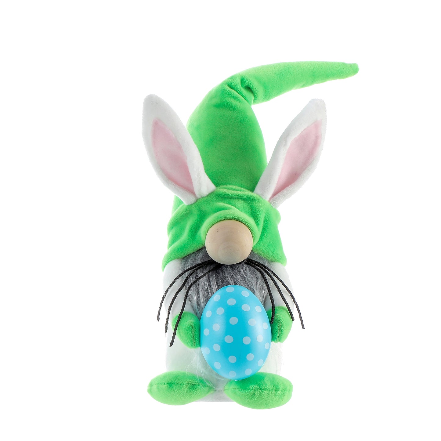 Easter Bunny Holding Easter Egg Faceless Doll Figure Gnome Dwarf Decoration Festival Decor