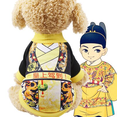 Halloween Pet Costume – Angel & Cartoon Print Jacket for Cats & Dogs | 16 Colors | XS–XXL