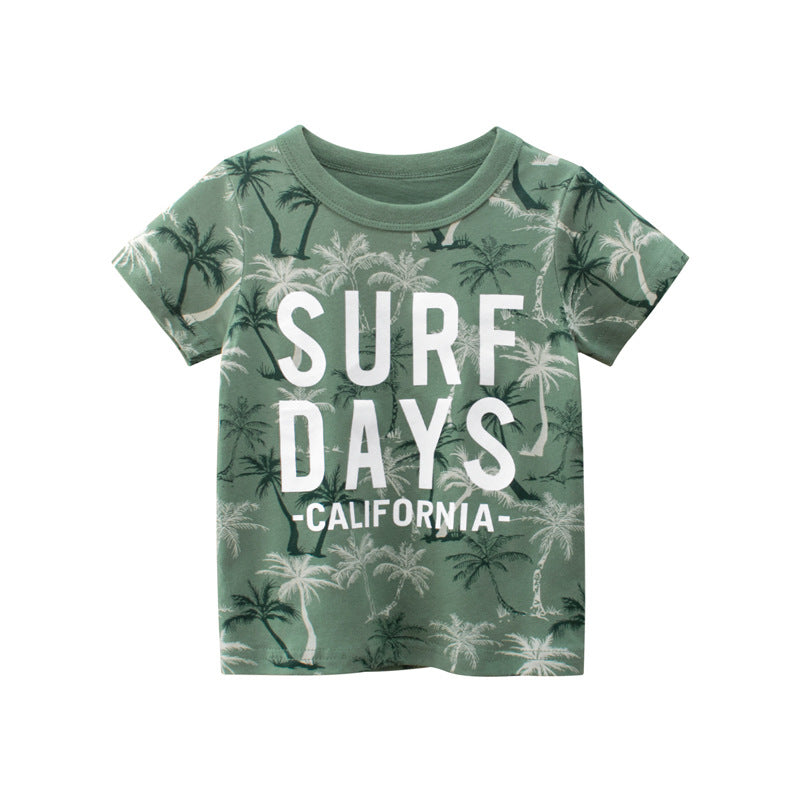 Children's Clothing Boy Short Sleeve T-Shirt Kids